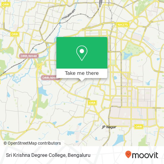 Sri Krishna Degree College map