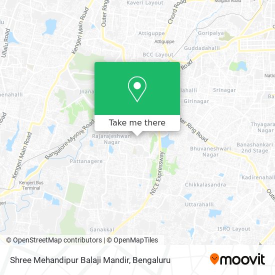 Shree Mehandipur Balaji Mandir map