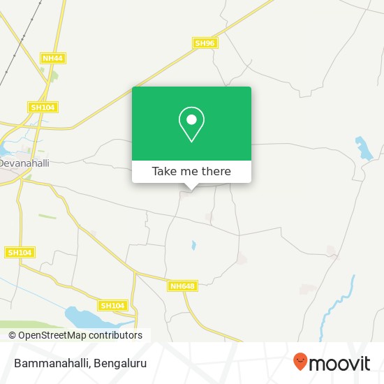 Bammanahalli map