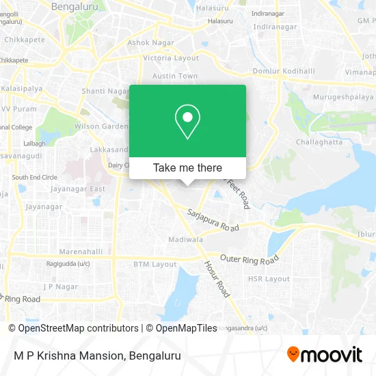 M P Krishna Mansion map