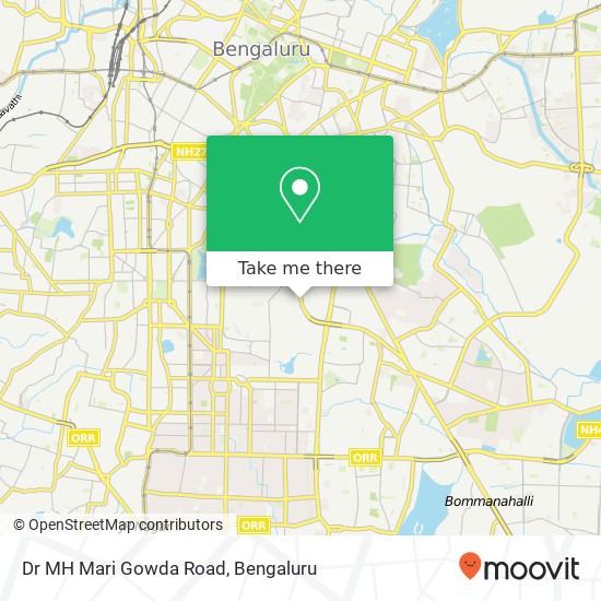 Dr MH Mari Gowda Road map