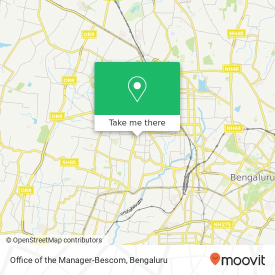 Office of the Manager-Bescom map