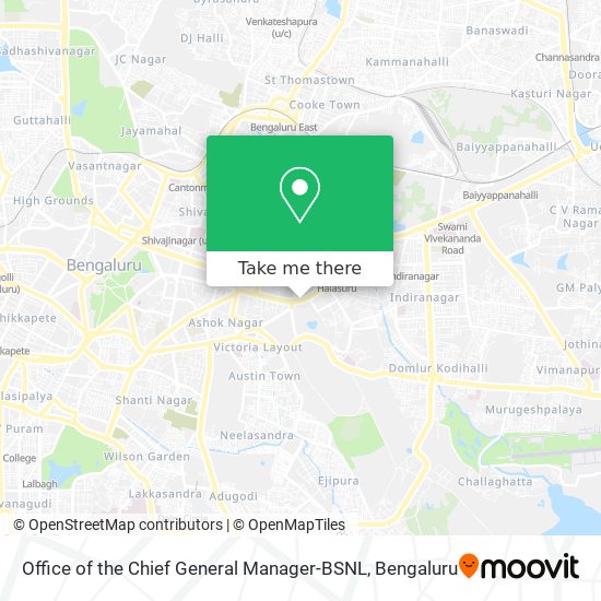Office of the Chief General Manager-BSNL map