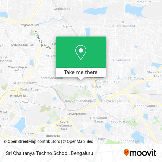 Sri Chaitanya Techno School map