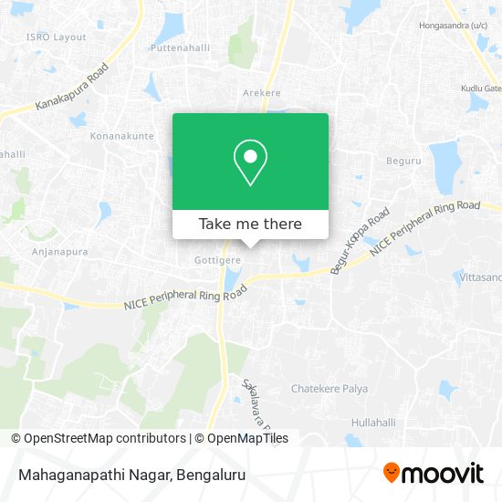 Mahaganapathi Nagar map