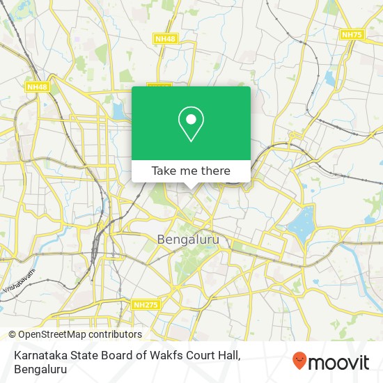 Karnataka State Board of Wakfs Court Hall map