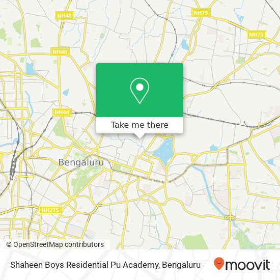 Shaheen Boys Residential Pu Academy map