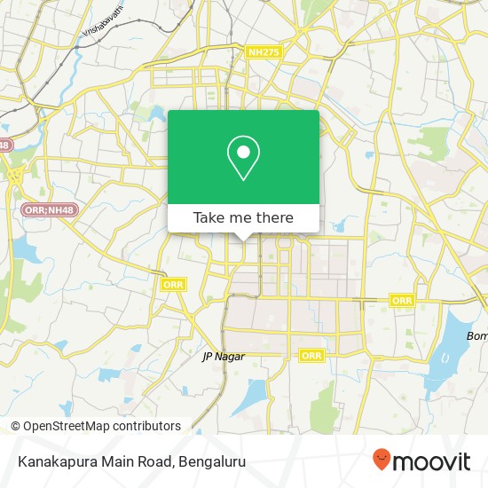 Kanakapura Main Road map