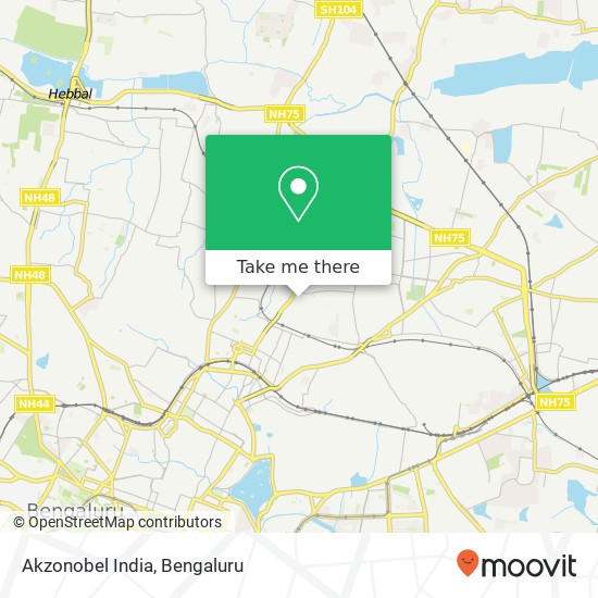 Akzonobel India map