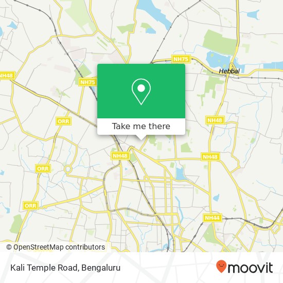 Kali Temple Road map