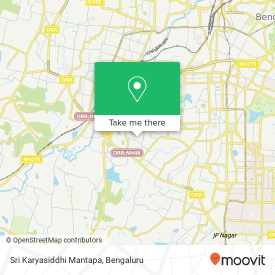 Sri Karyasiddhi Mantapa map