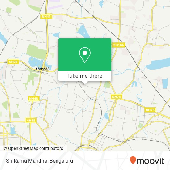 Sri Rama Mandira map