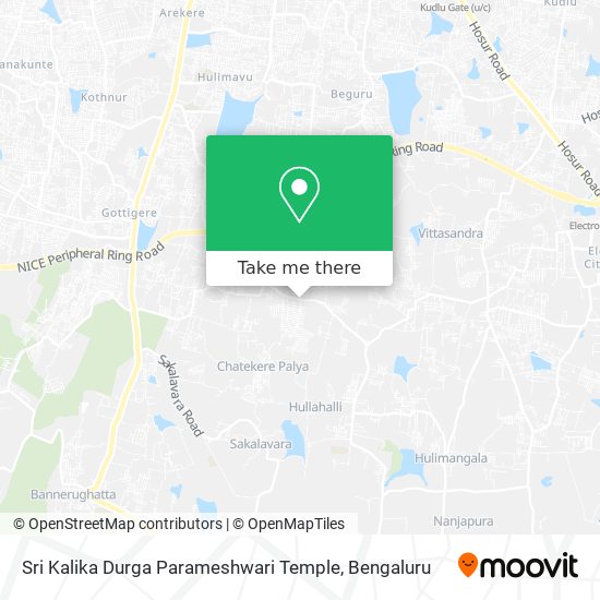 Sri Kalika Durga Parameshwari Temple map