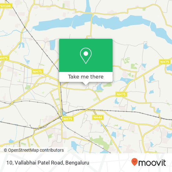 10, Vallabhai Patel Road map