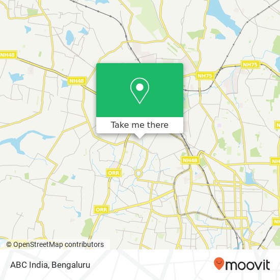 ABC India map
