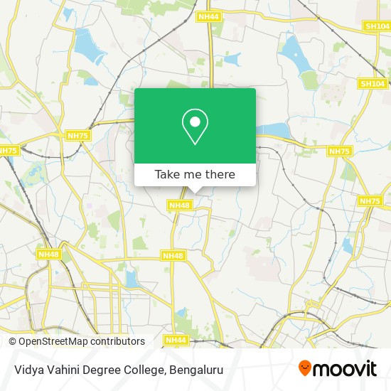 Vidya Vahini Degree College map