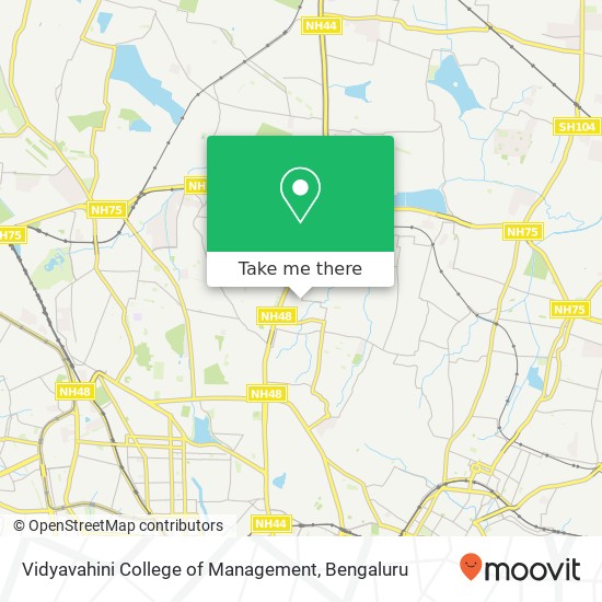 Vidyavahini College of Management map