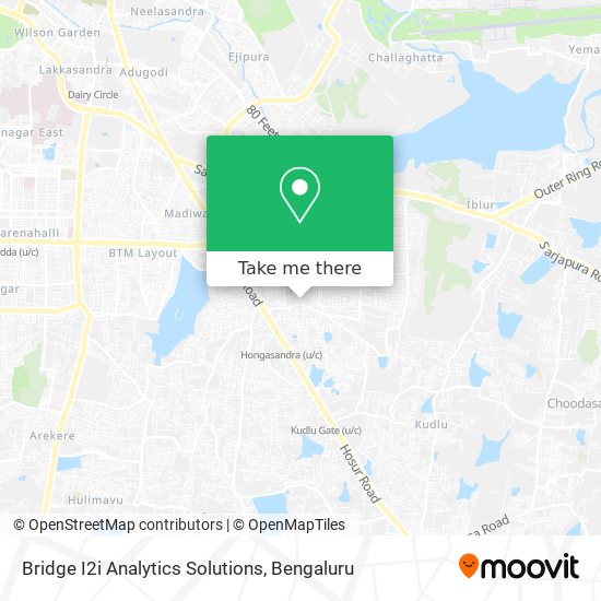 Bridge I2i Analytics Solutions map