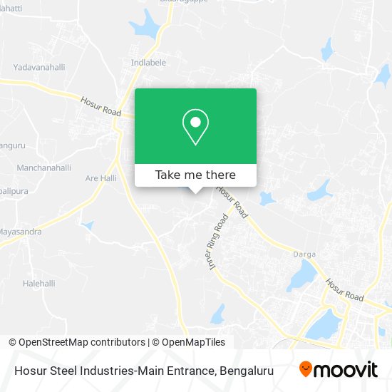 Hosur Steel Industries-Main Entrance map