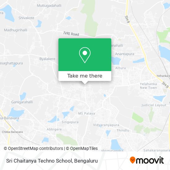 Sri Chaitanya Techno School map