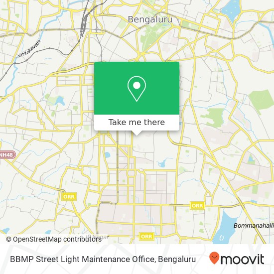 BBMP Street Light Maintenance Office map