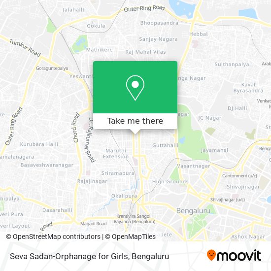 Seva Sadan-Orphanage for Girls map