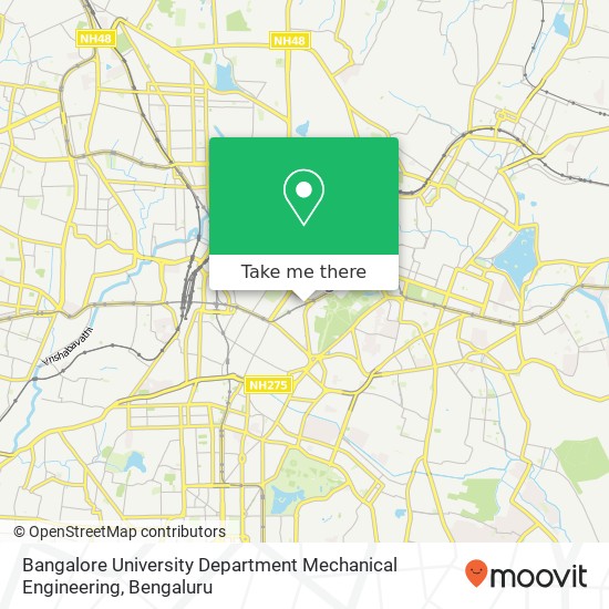 Bangalore University Department Mechanical Engineering map