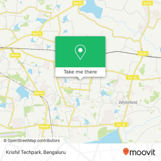 Krishil Techpark map