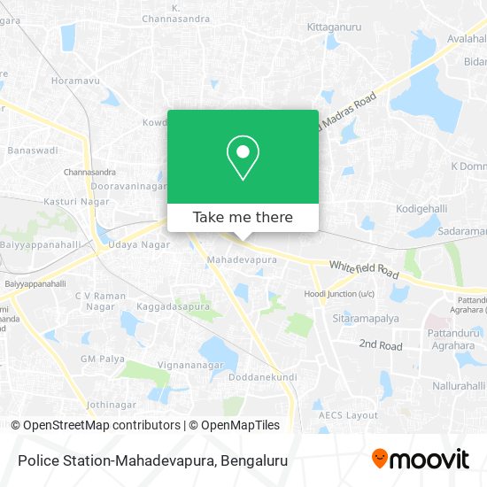 Police Station-Mahadevapura map