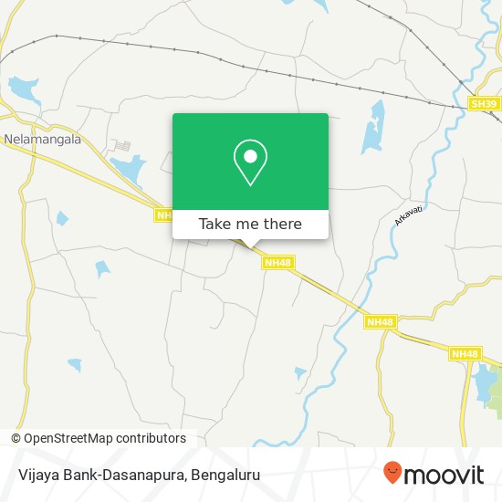 Vijaya Bank-Dasanapura map