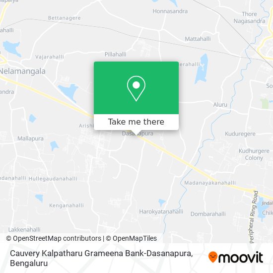 Cauvery Kalpatharu Grameena Bank-Dasanapura map
