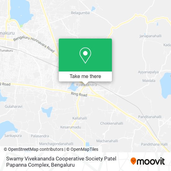 Swamy Vivekananda Cooperative Society Patel Papanna Complex map