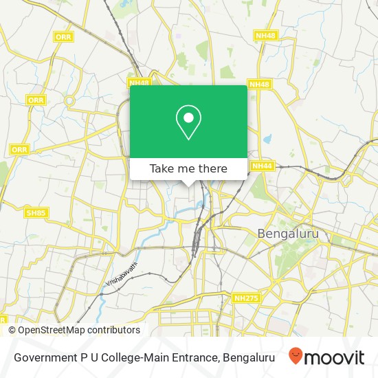 Government P U College-Main Entrance map