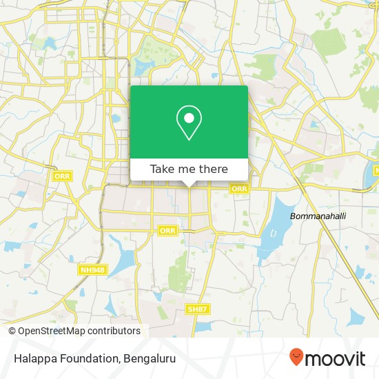 Halappa Foundation map