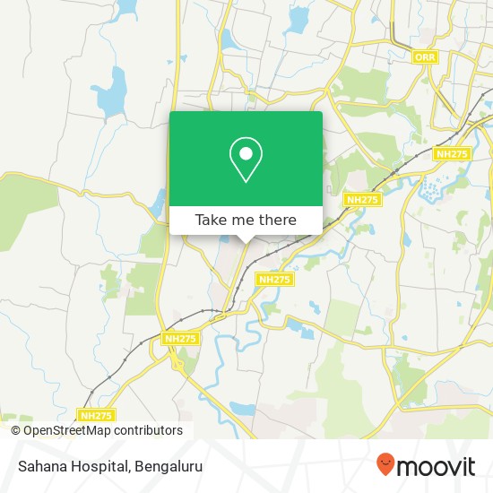 Sahana Hospital map