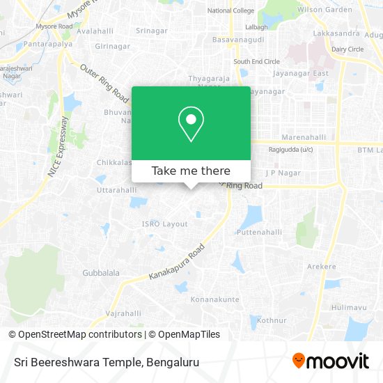 Sri Beereshwara Temple map