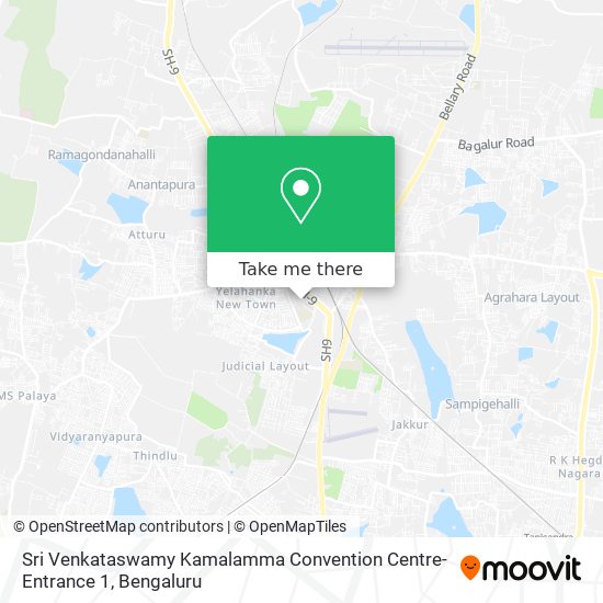 Sri Venkataswamy Kamalamma Convention Centre-Entrance 1 map