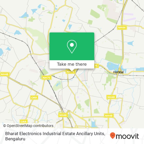 Bharat Electronics Industrial Estate Ancillary Units map