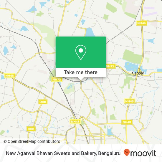 New Agarwal Bhavan Sweets and Bakery map