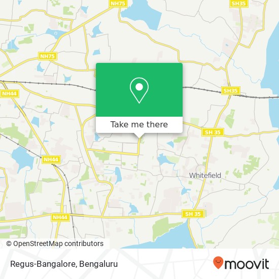 Regus-Bangalore map