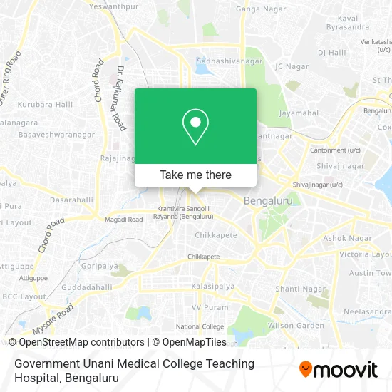 Government Unani Medical College Teaching Hospital map
