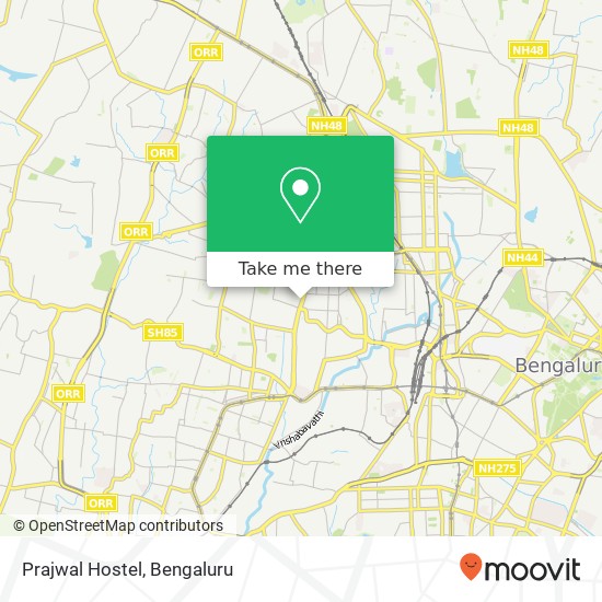 Prajwal Hostel map