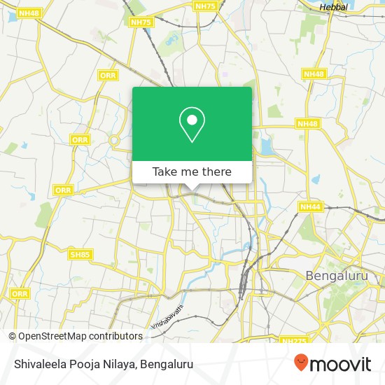 Shivaleela Pooja Nilaya map