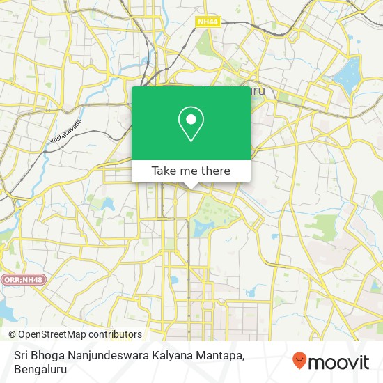 Sri Bhoga Nanjundeswara Kalyana Mantapa map