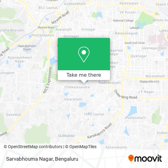 Sarvabhouma Nagar map