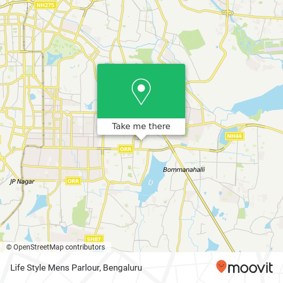 Life Style Mens Parlour map