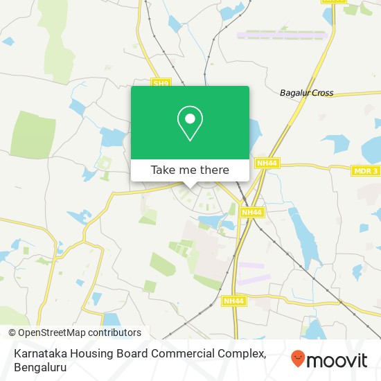 Karnataka Housing Board Commercial Complex map