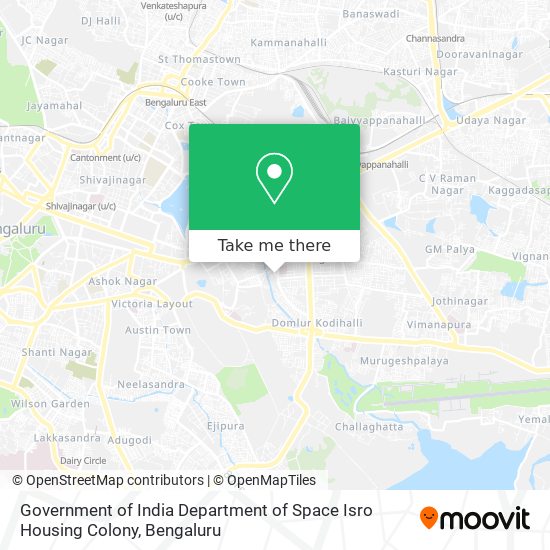 Government of India Department of Space Isro Housing Colony map