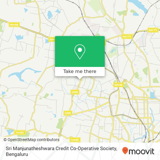 Sri Manjunatheshwara Credit Co-Operative Society map