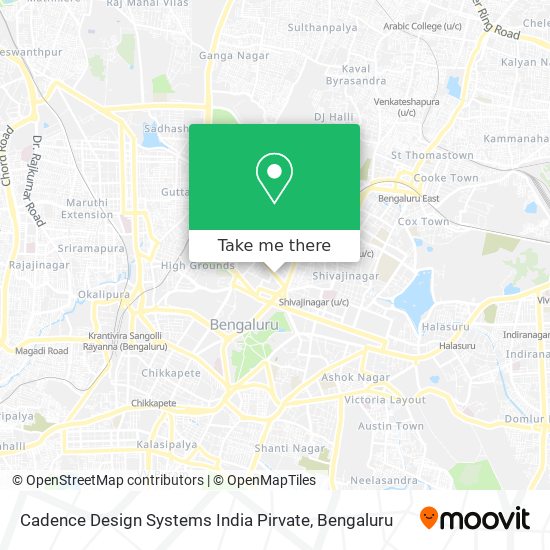 Cadence Design Systems India Pirvate map